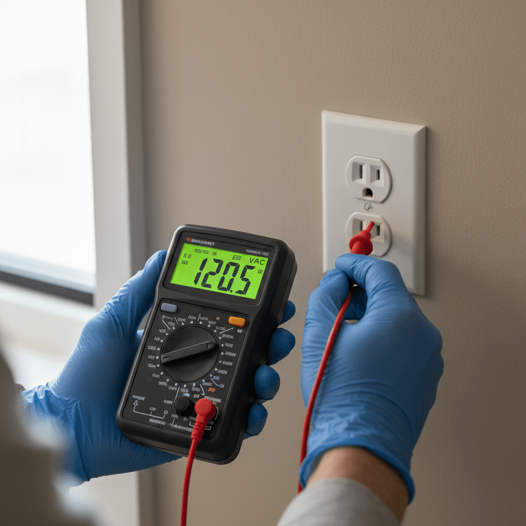 Troubleshooting and testing electrical outlets