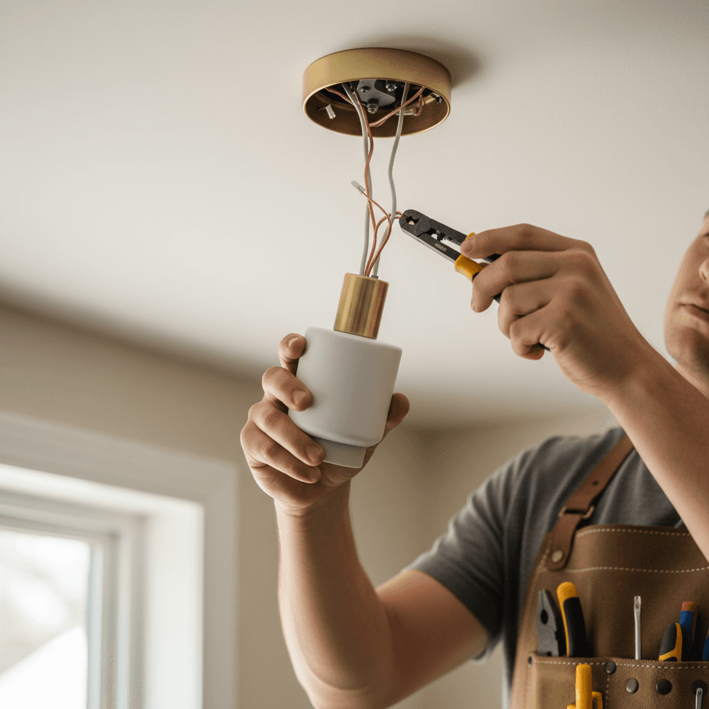 Installing new lighting fixtures