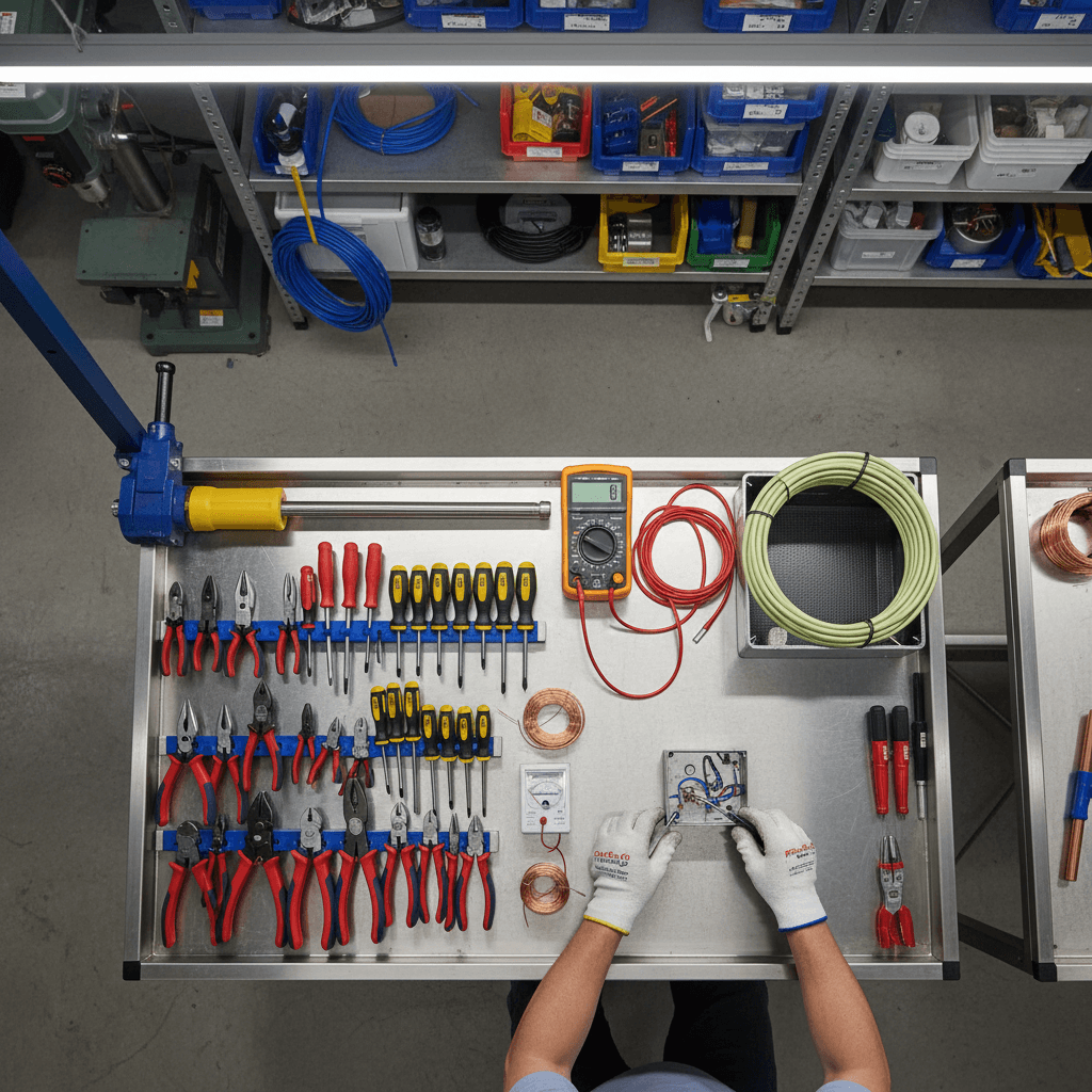 ProCircuit Electric LLC electrician with professional tools